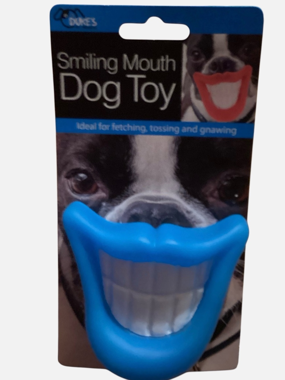 SMILING MOUTH SQUEAKY DOG TOY